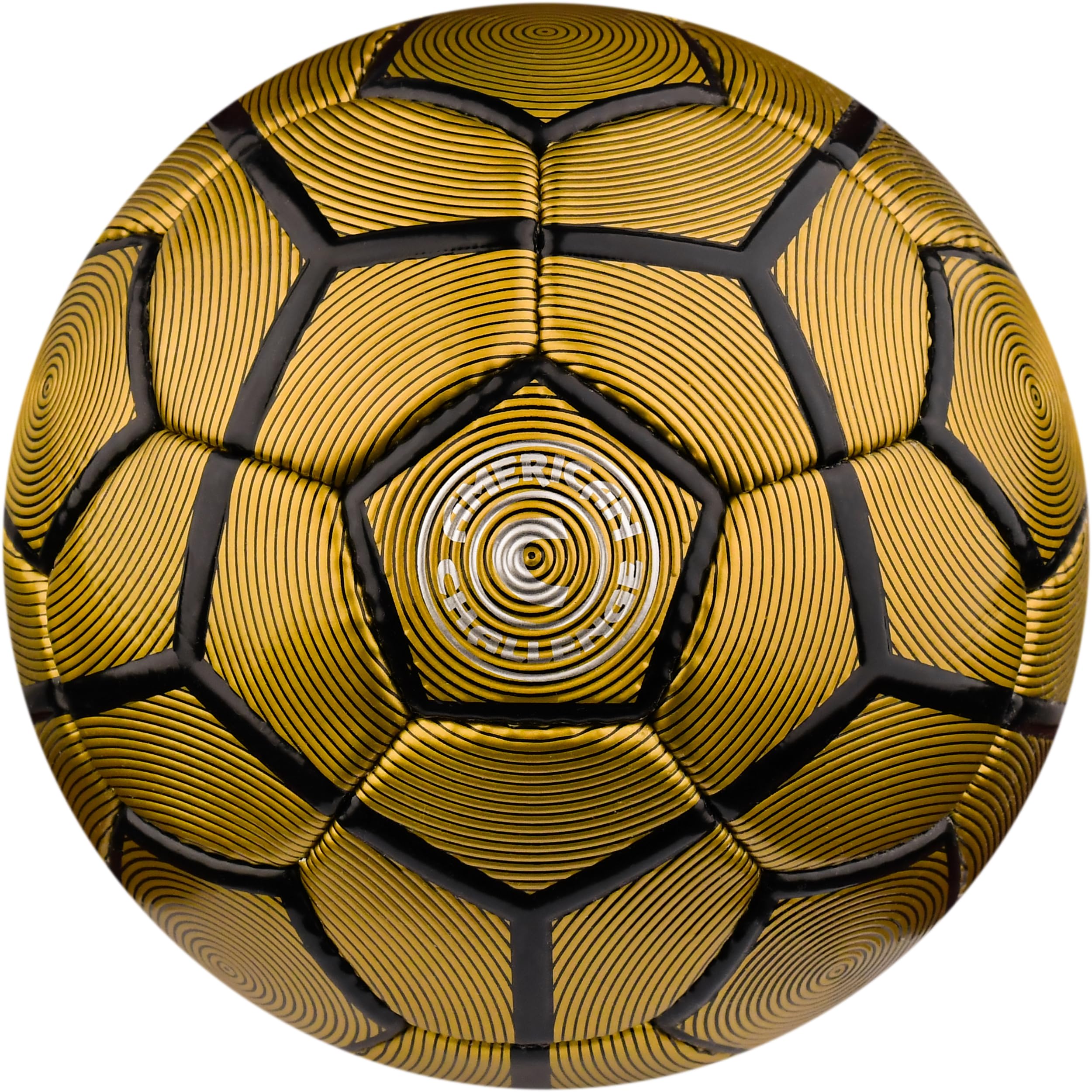 American Challenge Bergamo Soccer Ball – Sizes 5, 4 & 3 – Youth & Adult Training Soccer Ball for Practice, Games & Grass Fields