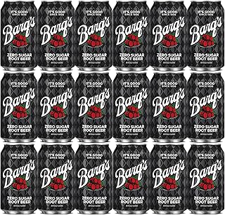 18 pack Zero Sugar Root Beer with bite Barqs 12oz Cans