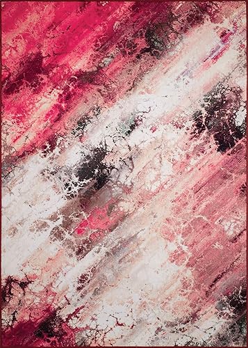 Miniatura 2 de Woven Trends Alfombra contemporánea y moderna, galaxia 047, extremadamente duradera y resistente a las manchas, elegante con parte trasera de goma