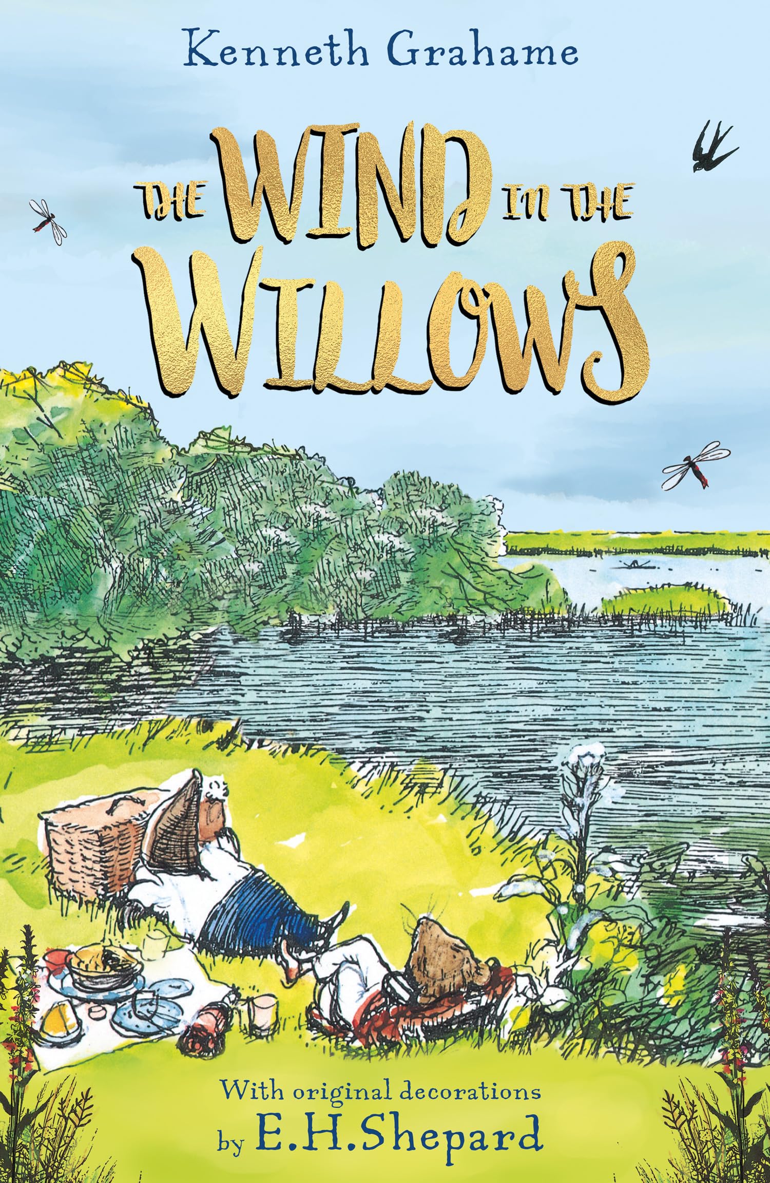 The Wind in the Willows: With original artwork, by Winnie-the-Pooh