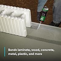 Vista 3 de 3M Adhesivo en aerosol de alta resistencia 90, permanente, enlaza laminado, madera, concreto, metal, plástico, pegamento transparente, peso neto