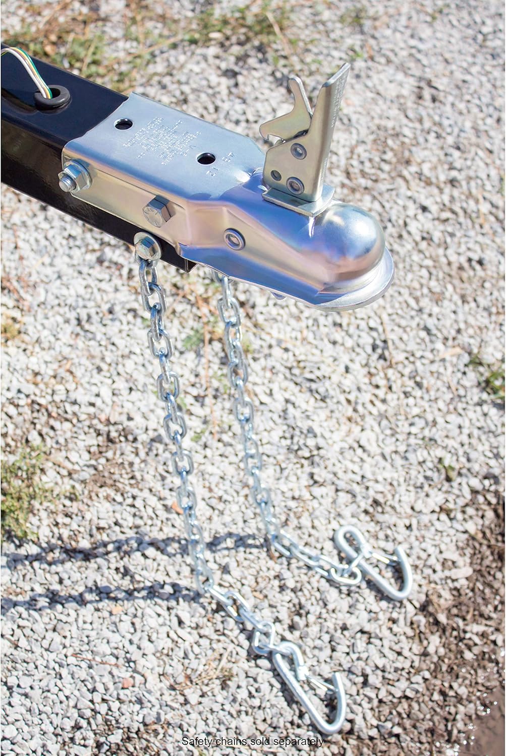 Dutton-Lainson Company - Goldenrod (980 P-2) SAE Class 2 Pin and Chain Coupler - Rust-Resistant Finish for Boat and Other Trailer Applications - 2" Hitch Ball, 3" Trailer Tongue - Made in USA