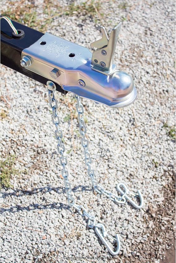 Dutton-Lainson Company - Goldenrod (980 P-2) SAE Class 2 Pin and Chain Coupler - Rust-Resistant Finish for Boat and Other Trailer Applications - 2 Hitch Ball, 3 Trailer Tongue - Made in USA