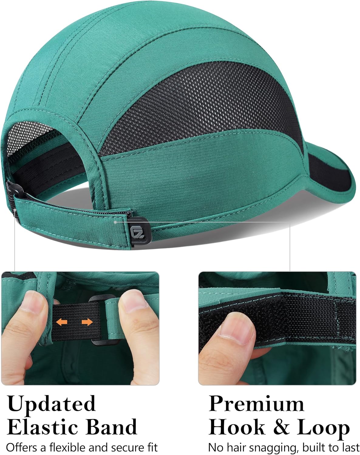 GADIEMKENSD Quick Dry Run Hat Cooling Breathable Mesh - Image 3