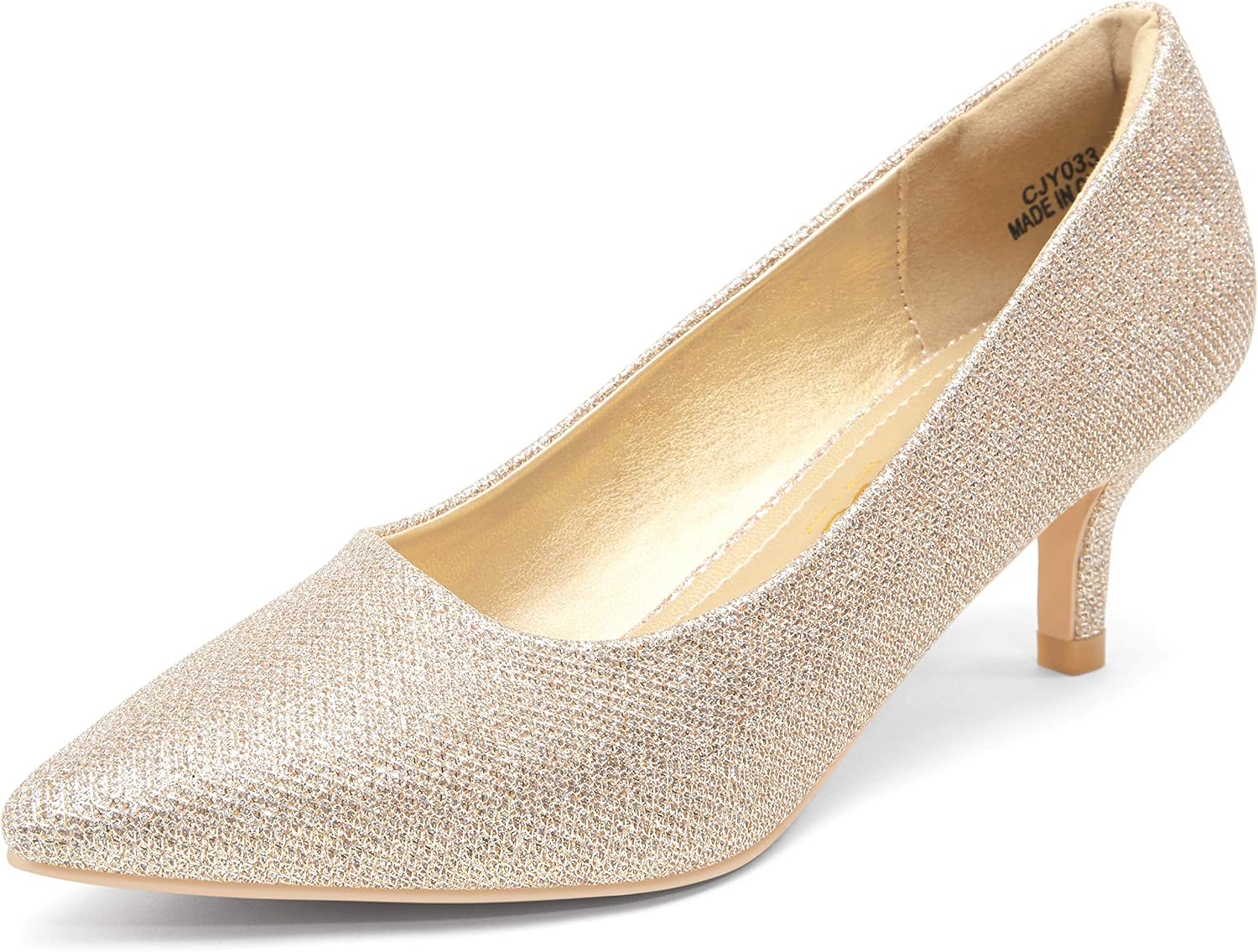 Vepose Women's Low Heels Pumps Dress Shoes Casual Wedding Bridal Shoes Pumps for Women