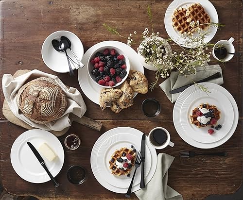 Miniatura 5 de Lenox Tin Can Alley - Plato llano de 7 grados, color blanco, 1 unidad (paquete de 1)