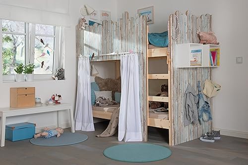 Miniatura 9 de d-c-fix 346-0644-3PKA - Película autoadhesiva decorativa, rollo de madera de playa de 17 x 78 pulgadas, paquete de 3 con aplicador