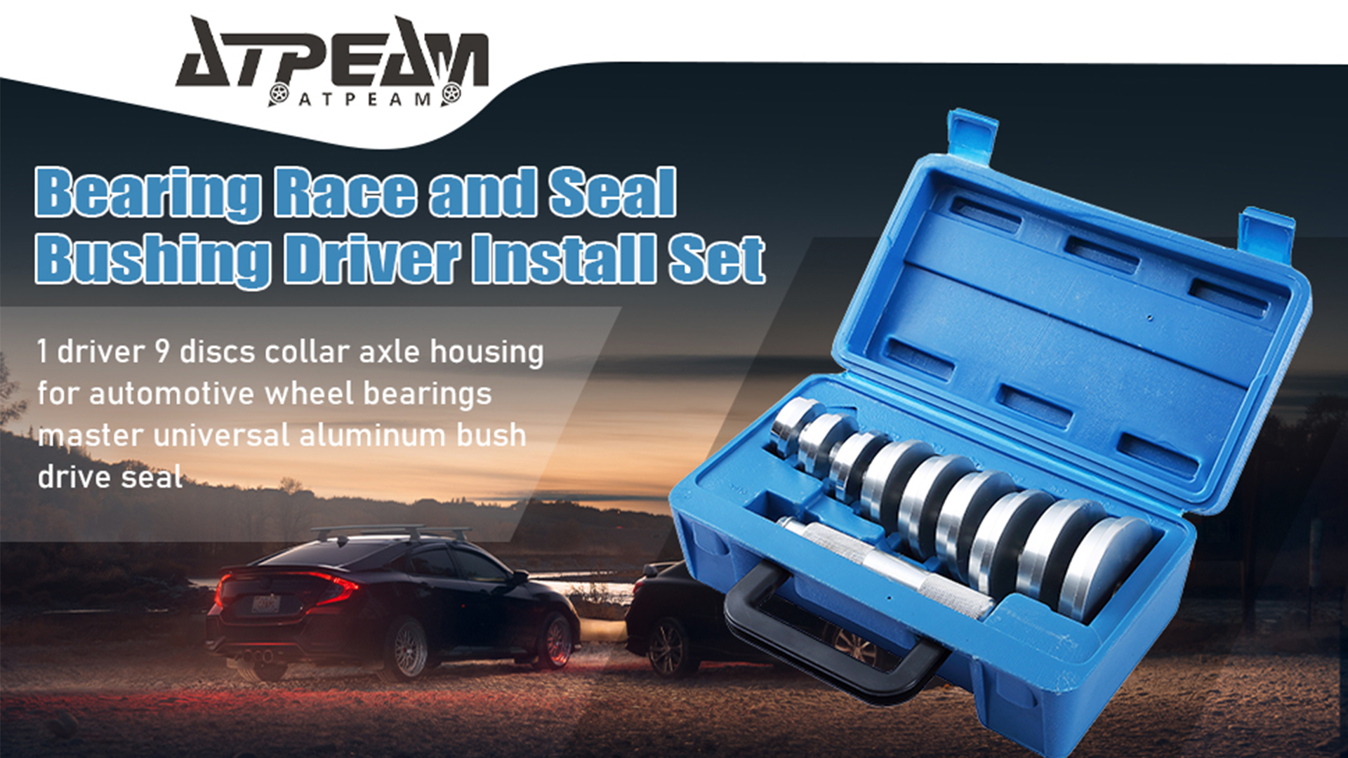 Amazon.com: ATP Bearing Race and Seal Bush Driver Set 10pc