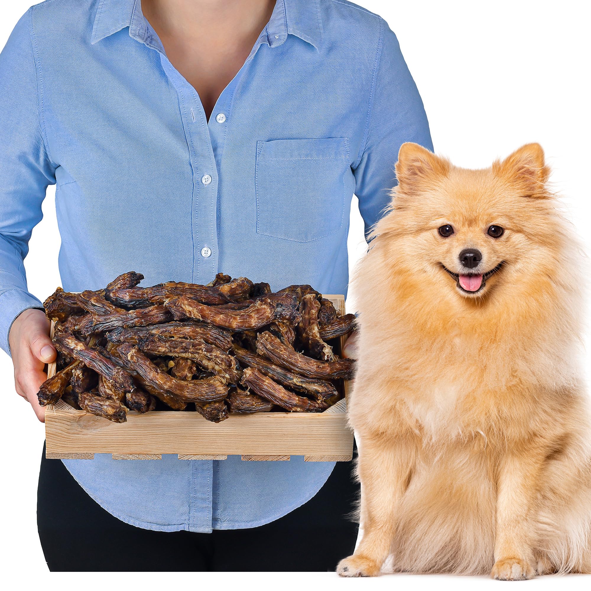 Chicken Necks for dogs 1kg (approx. 45-55 pcs), 1 kg (Pack of 1)