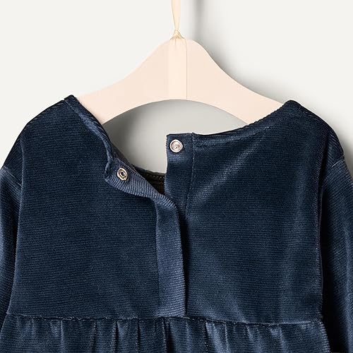 Miniatura 5 de Tienda Essentials Vestido de pana de manga larga para bebé niña