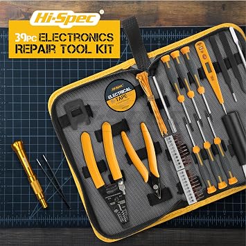 Hi-Spec Electronics Repair & Opening Tool Kit for Laptops Phones Devices