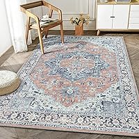 Vista 23 de Bloom Rugs Alfombra de pasillo lavable antideslizante de 7 pies – Beige/Gris Camino tradicional para entrada, pasillo, baño y cocina