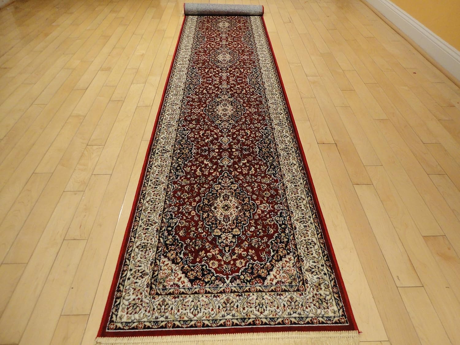 Silk Red Rugs Persian Rugs Traditional Silk Area Rug Long