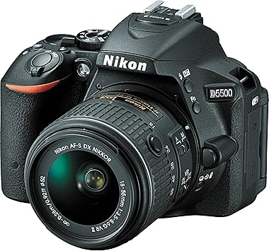Nikon D5500 DX-format Digital SLR w/ 18-55mm VR II Kit Black