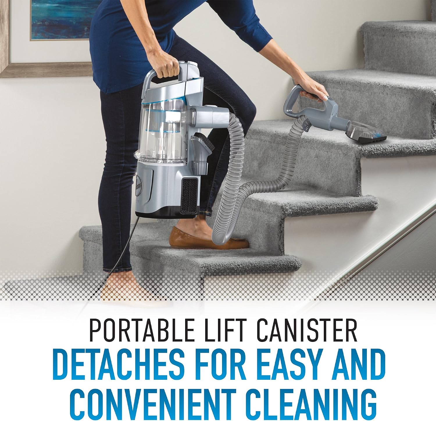 REACT QuickLift Deluxe Bagless Upright Vacuum UH73340PC