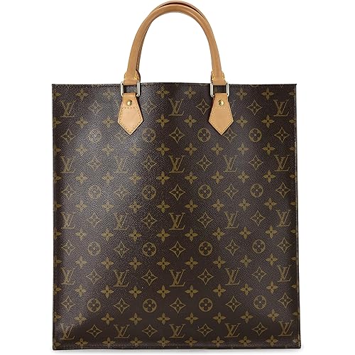 Louis Vuitton, Pre-loved Monogram Canvas Sac Plat, Brown