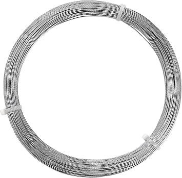 Photo Frame Picture Hanging Wire 135 Feet, Stainless Braided Steel Rope Support for Artwork,Mirrors,Clock,Supports up to 30 lbs