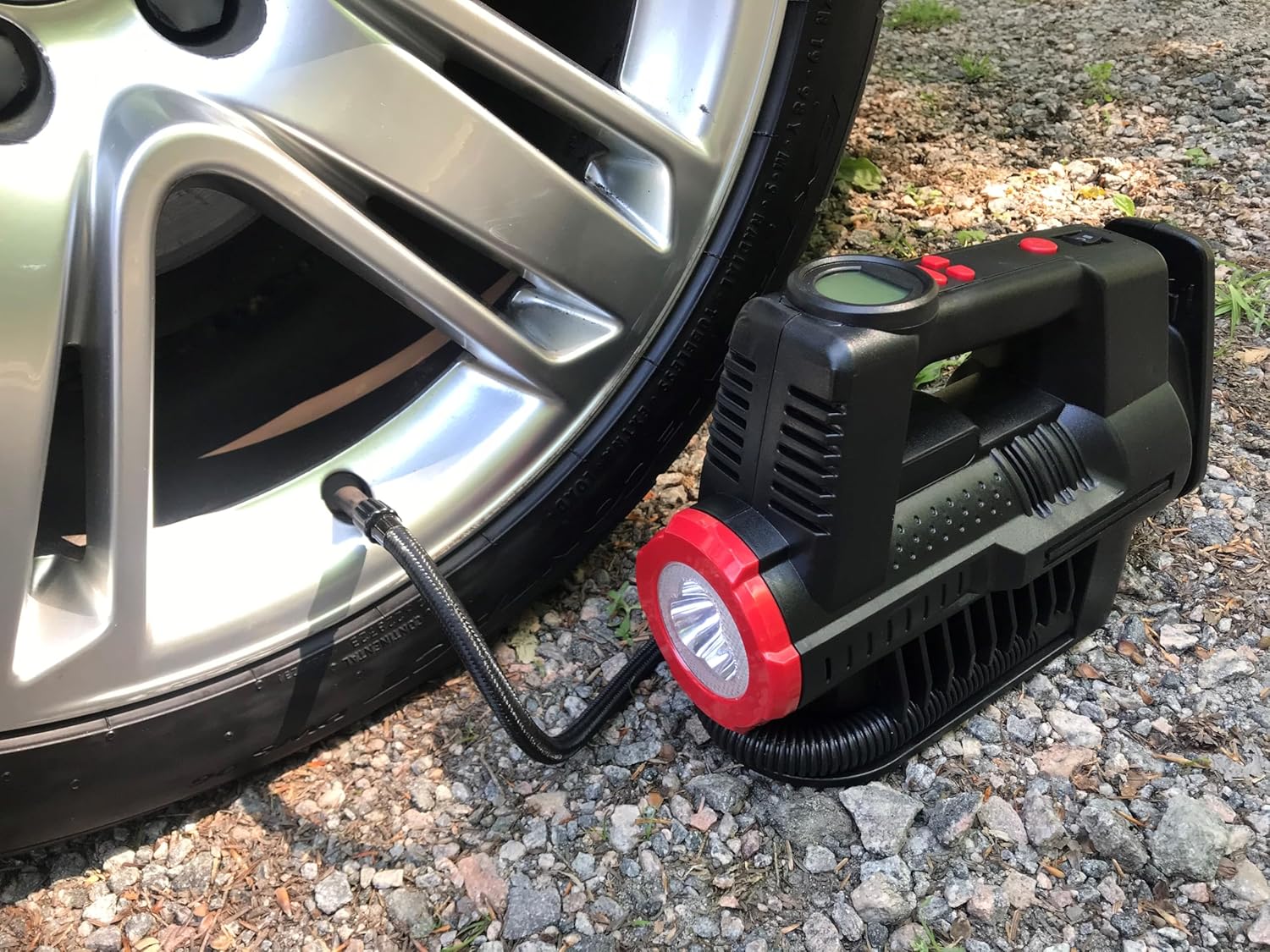 Justin Case Dual Function Inflator with 365 Days of Roadside Assistance