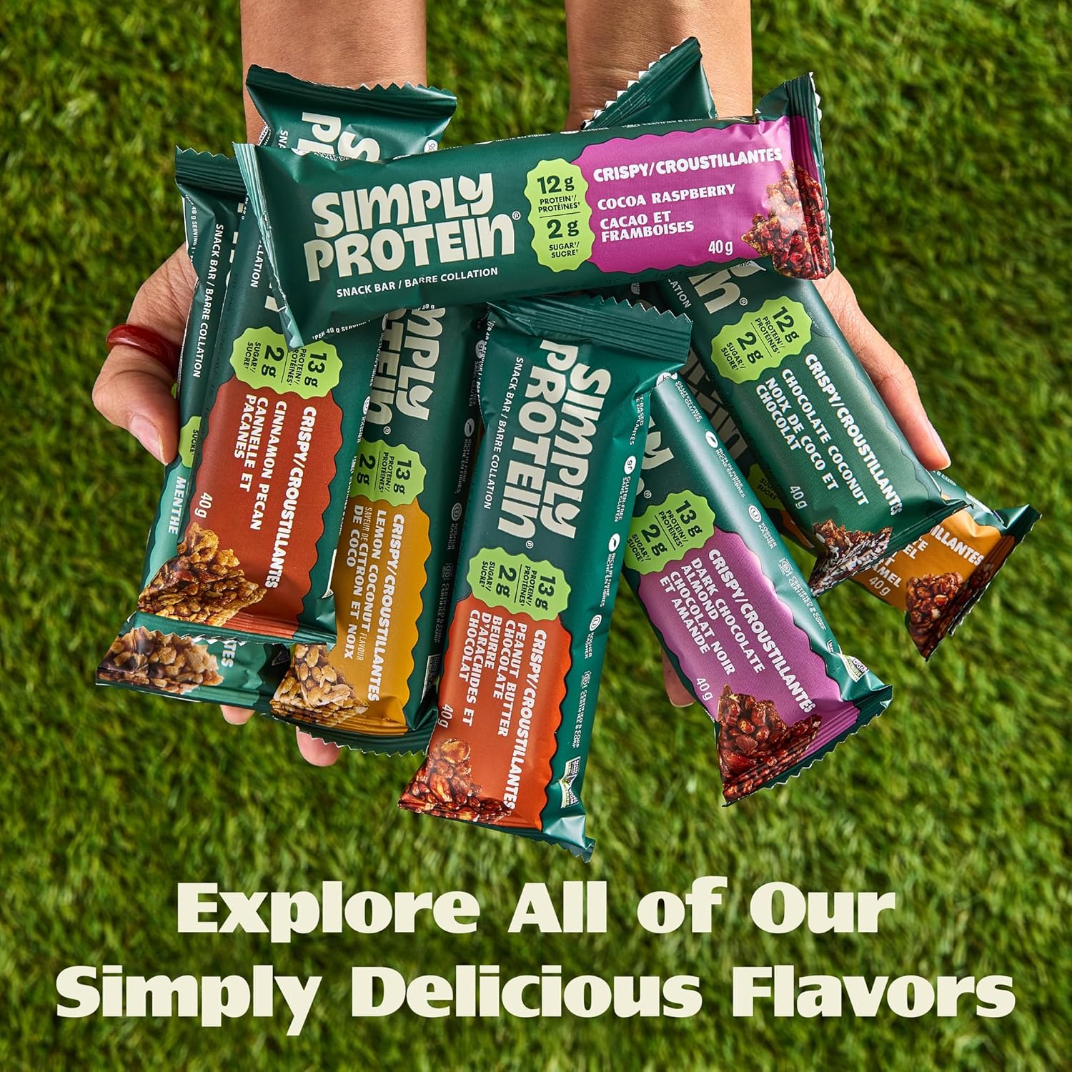 - Lemon Coconut Crispy Bars - Plant Based Protein Bars -