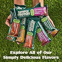 Vista 6 de SimplyProtein - Barra de proteínas bajas en carbohidratos, paquete de 16, chocolate con mantequilla de maní y chocolate negro y almendra, barras