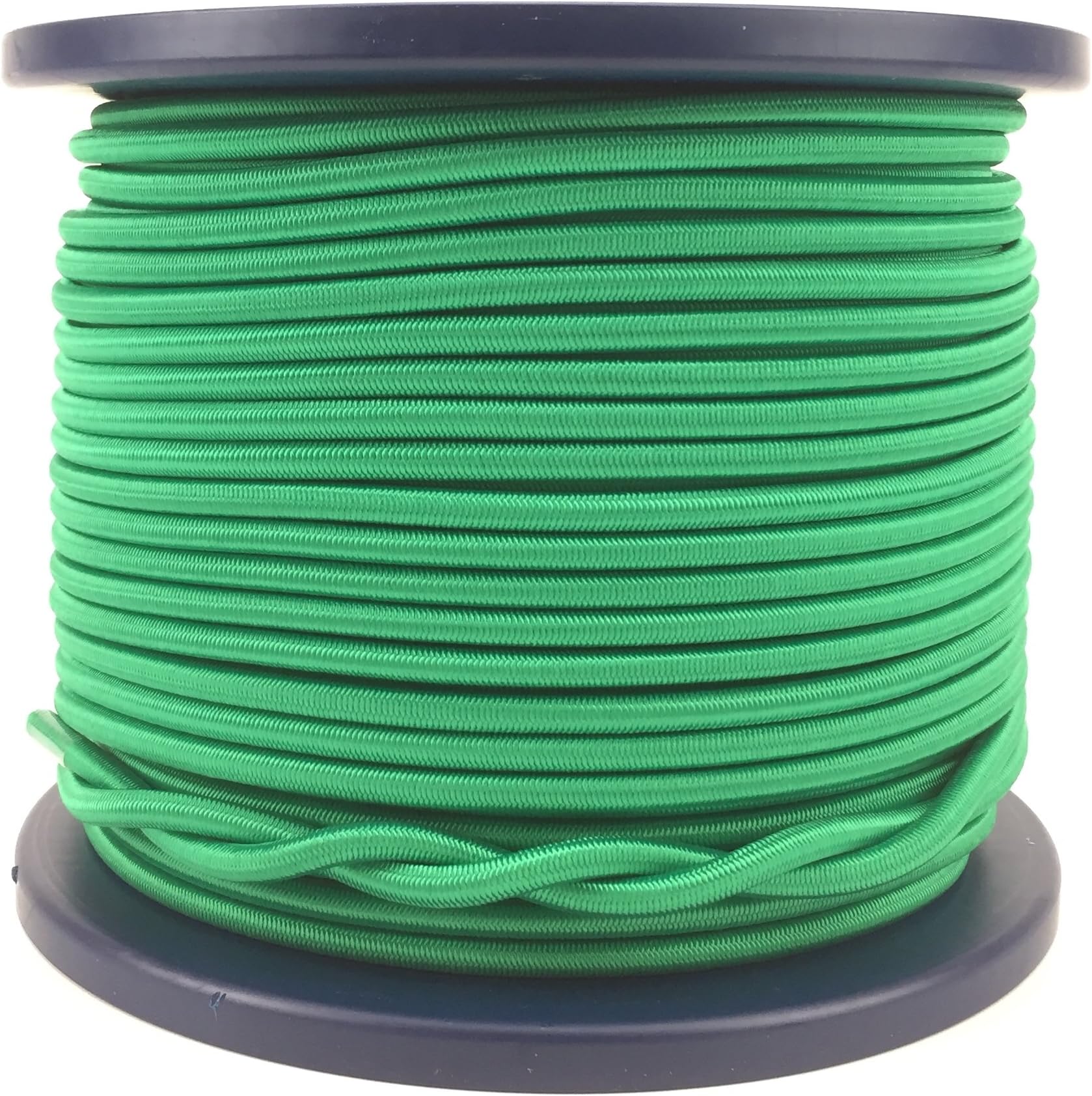 10mm Emerald Green Elastic Bungee Shock Cord, Tie Down, Heavy Duty x 50 Metres