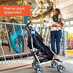 Summer Infant 3Dlite Convenience Stroller, Gray - Lightweight Stroller with Aluminum Frame, Large Seat Area, 4 Position Recline, Extra Large Storage Basket - Infant Stroller for Travel and More