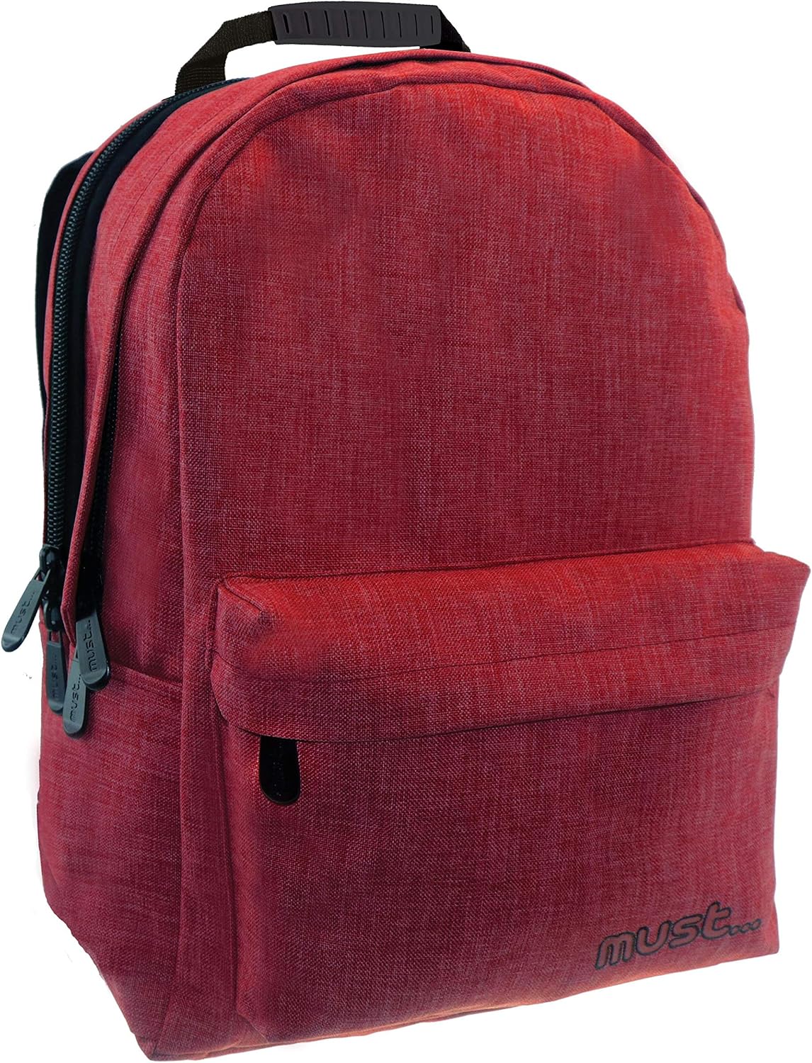 MUST - Zaino Unisex – Adulto, Nero (Nero (Noir Jean Noir Jean)), 19x42x32  cm (W x H x L) : Amazon.it: Valigeria