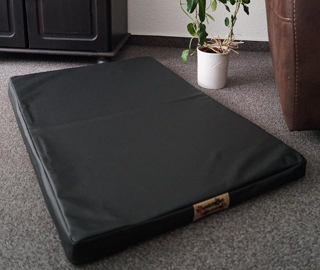 Colchón para perros, cama para perros, piel sintética, manufactura de camas para perros, espuma de 5 cm