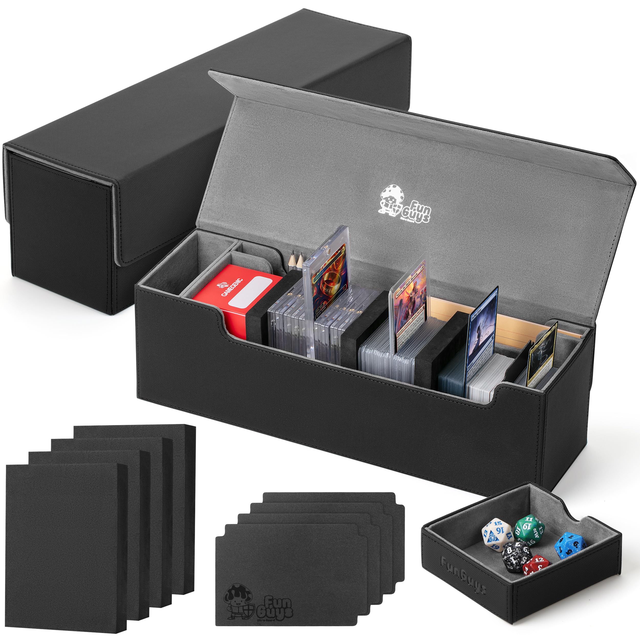Amazon.com: FunGuys Card Deck Box for Trading Card Storage