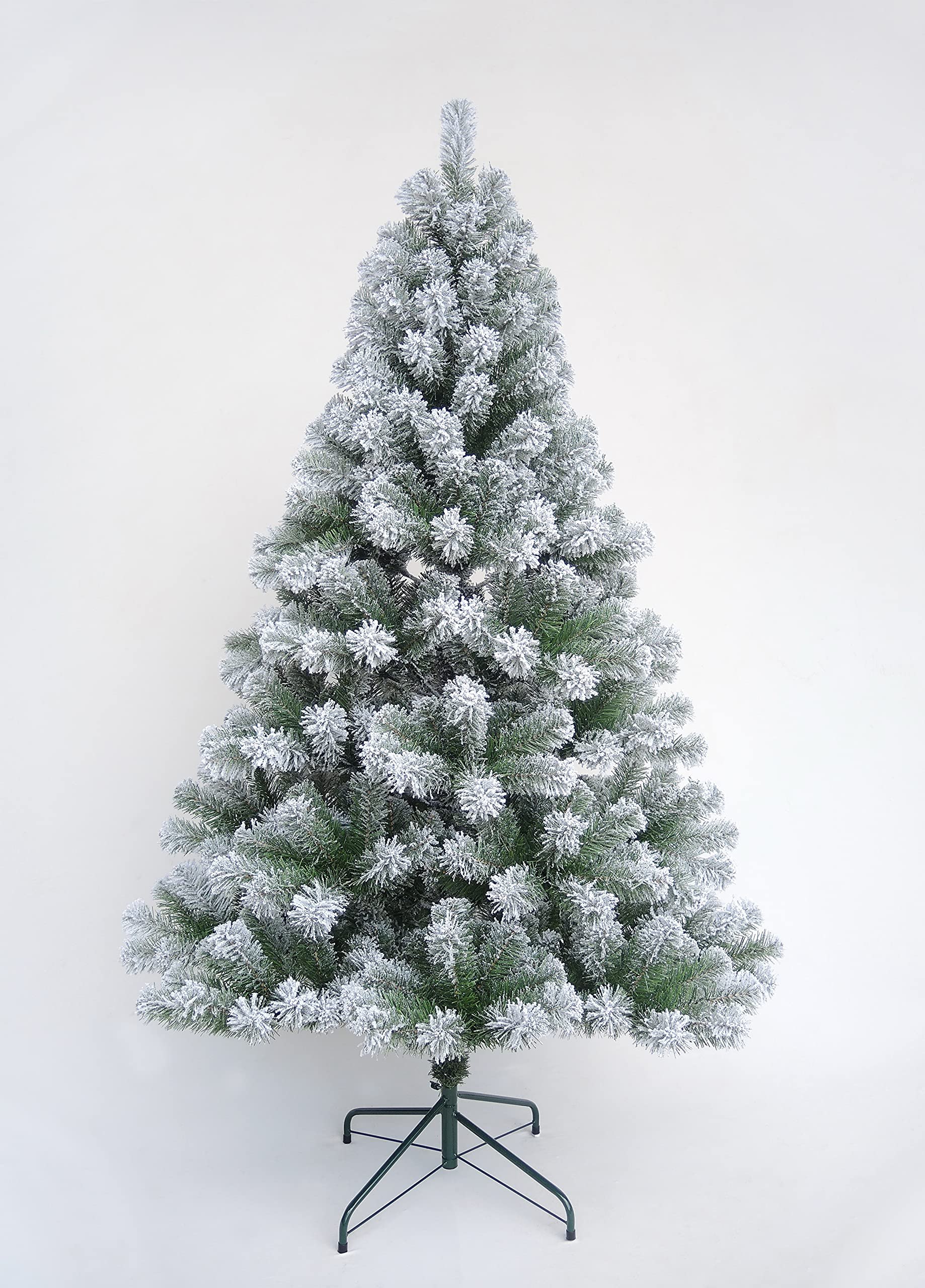 Marco Paul Green Frosted Spruce Artificial Christmas Tree 6ft