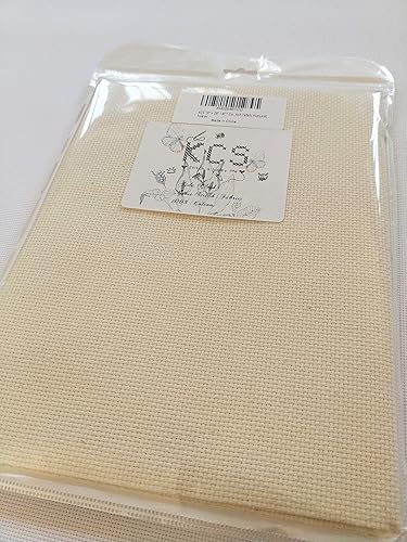 Miniatura 108 de 19" x 28" 14CT Tela de punto de cruz de algodón Aida (lino)