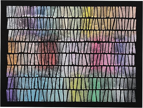 Miniatura 3 de Creative Inspirations Juego de pintura de acuarela, 120 acuarelas de media bandeja en lata de metal, incluye 72 originales, 12 fluorescentes, 5 de