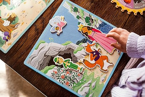 Miniatura 4 de eeBoo: Ruleta de Cuentos de Hadas, Recolecta los Elementos y Cuenta una Historia, Crea tu Propia Historia Mientras Juegas, para 2 a 4 Jugadores,