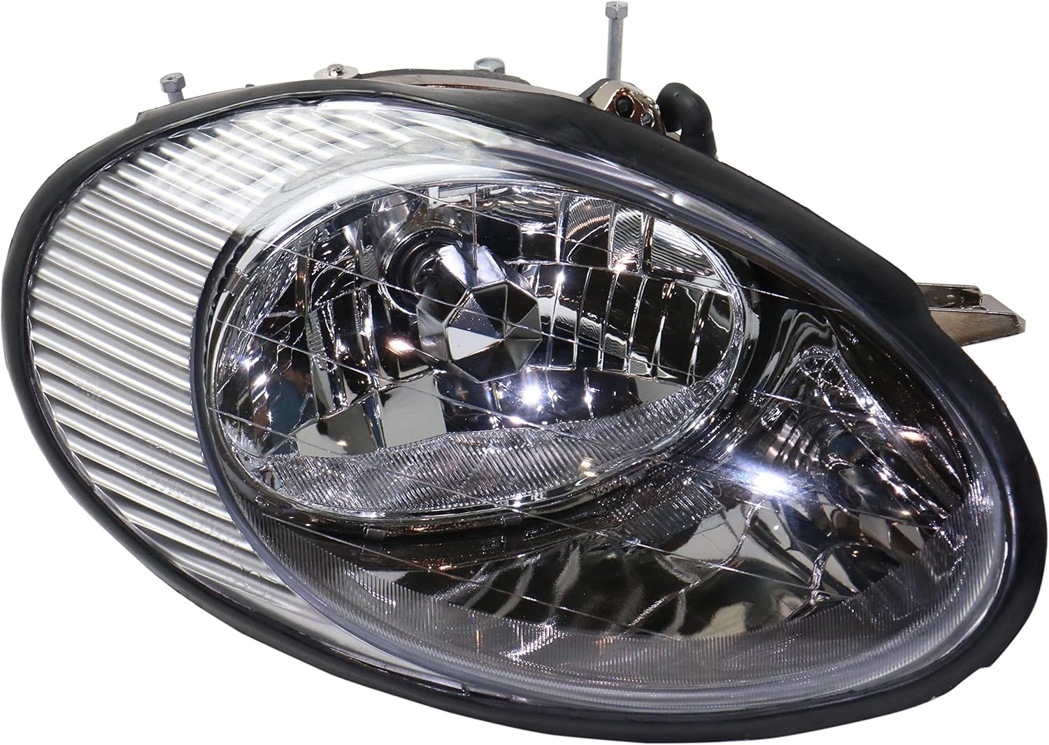 Evan Fischer Driver and Passenger Side Headlight for Ford Taurus 1996-1998 Halogen With bulbs Production Date Up To June 10 1998 Replaces # F6DZ13008B, F6DZ13008A