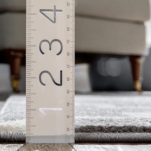 Miniatura 9 de Well Woven Sydney Lulu'S - Alfombra de área moderna color gris celosía, 2 pies 3 pulgadas x 7 pies 3 pulgadas