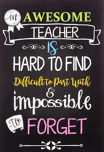 Teacher Notebook: An Awesome Teacher Is ~ Journal or Planner for Teacher Gift: Great for Teacher Appreciation/Thank You/Retirement/Year End Gift (Inspirational Notebooks for Teachers)