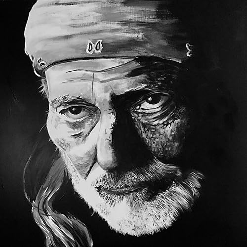 Buyartforless Willie Nelson by Ed Capeau Art Painting Reproduction Print POD