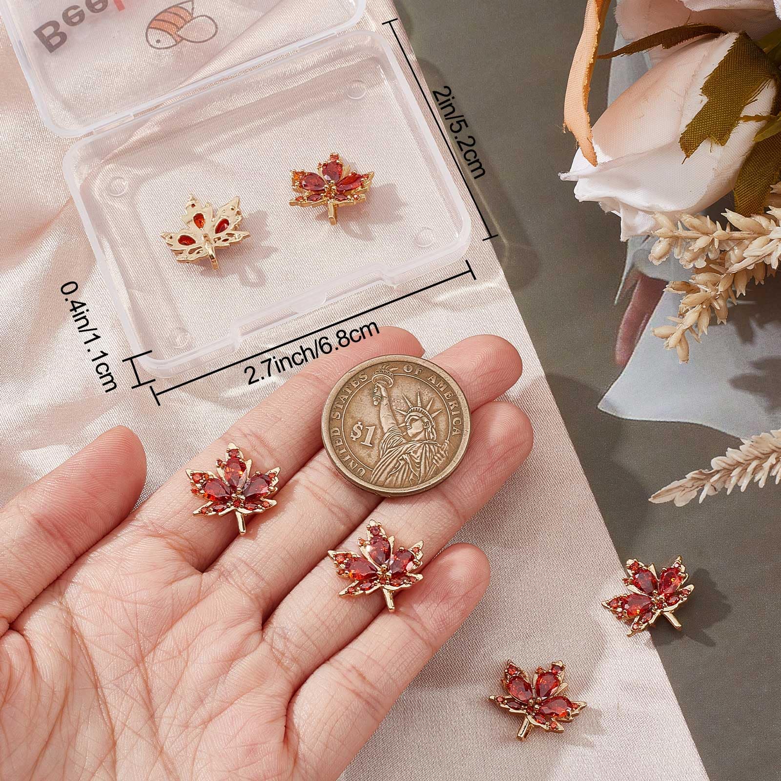 Breloques Citron Plaqué Or 18K Avec Zircone – Lot De 10 Pour Créer Bijoux DIY