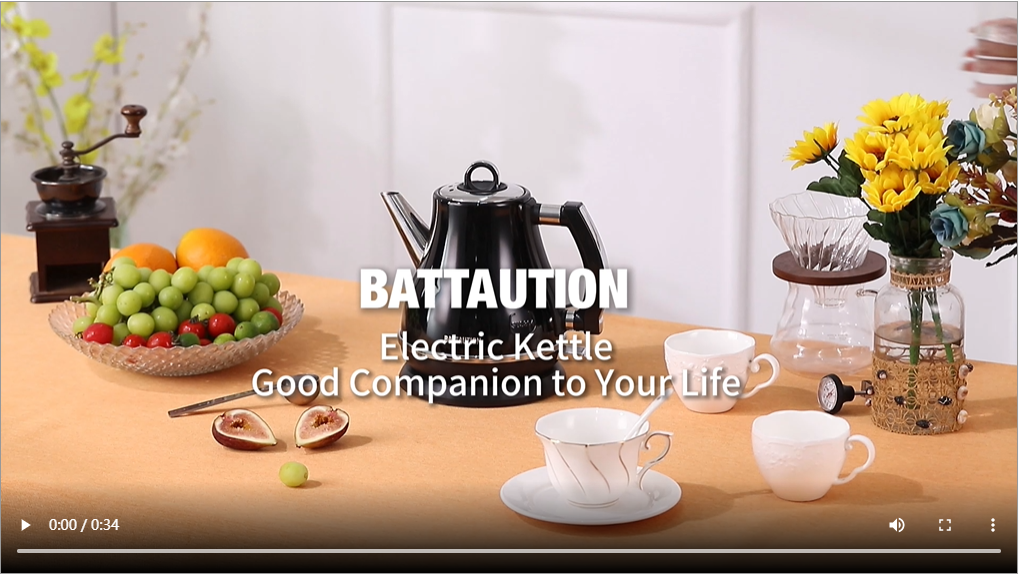 Amazon.com: Electric Kettle, 1.2 Liter 1000W Black Small Vintage