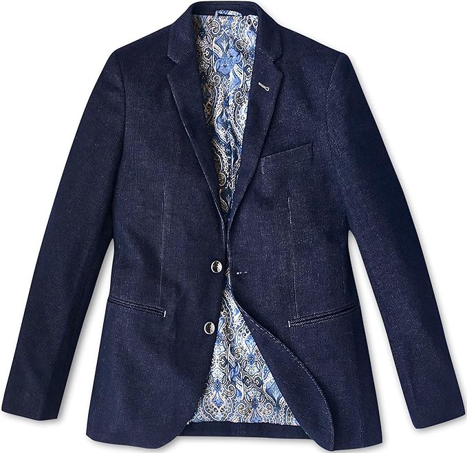 Amazon Co Jp ノームコア センス ニットジャケット メンズ シャドー ストライプ ブレザー 鹿の子 ニット テーラード ジャケット ツイード 秋 冬 春 Ma1 63 服 ファッション小物