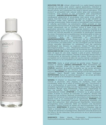 Miniatura 23 de Shibari Triton Premium - Lubricante anal de gel a base de agua, lubricante personal para mujeres, hombres y parejas, 8 onzas líquidas