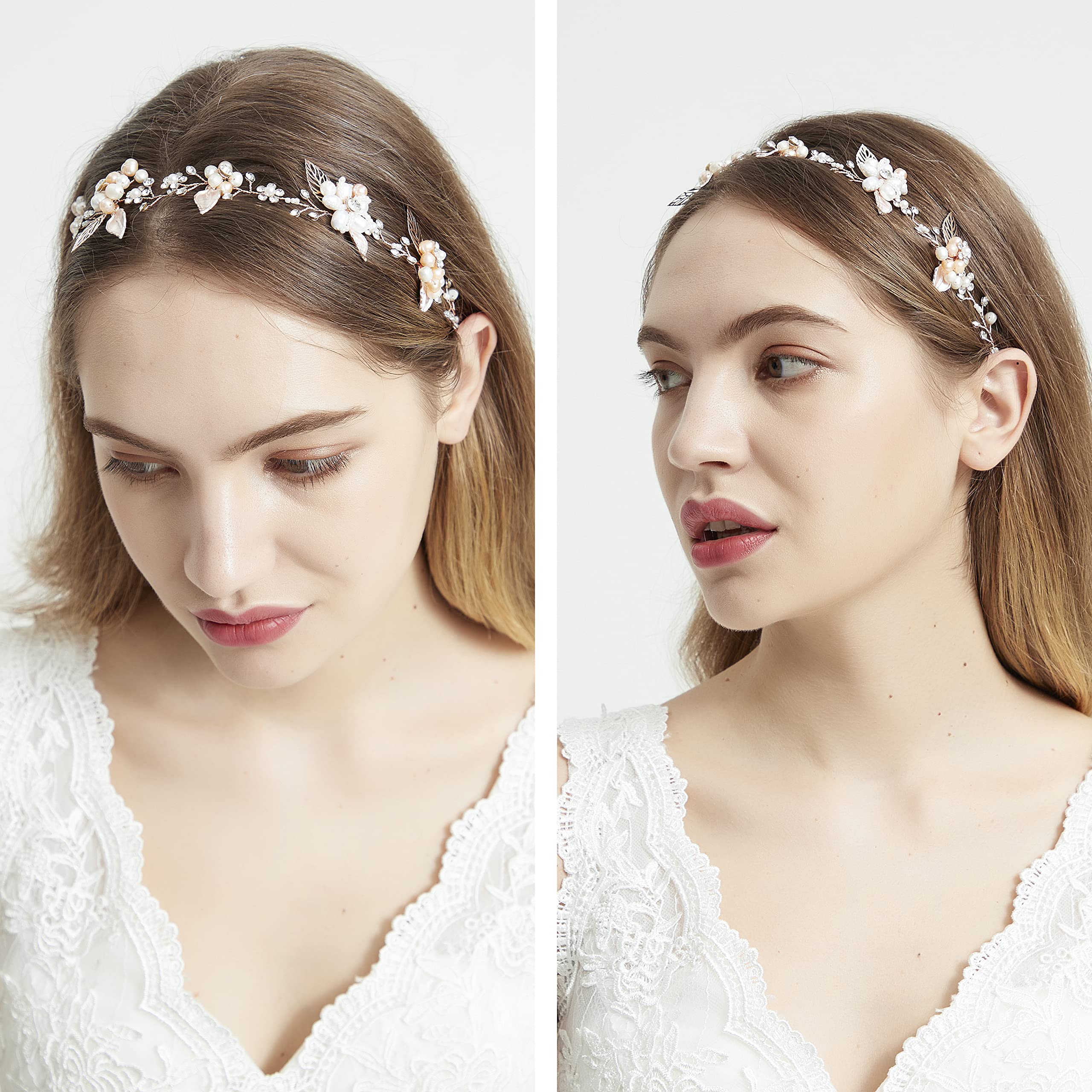Amazon.com : Oriamour Bridal Crystal Headband with 