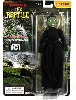 Mego The Reptile - Hammer Horror 8” Action Figure, Multicolor - for Fans and Collectors Aged 17 Years and Up