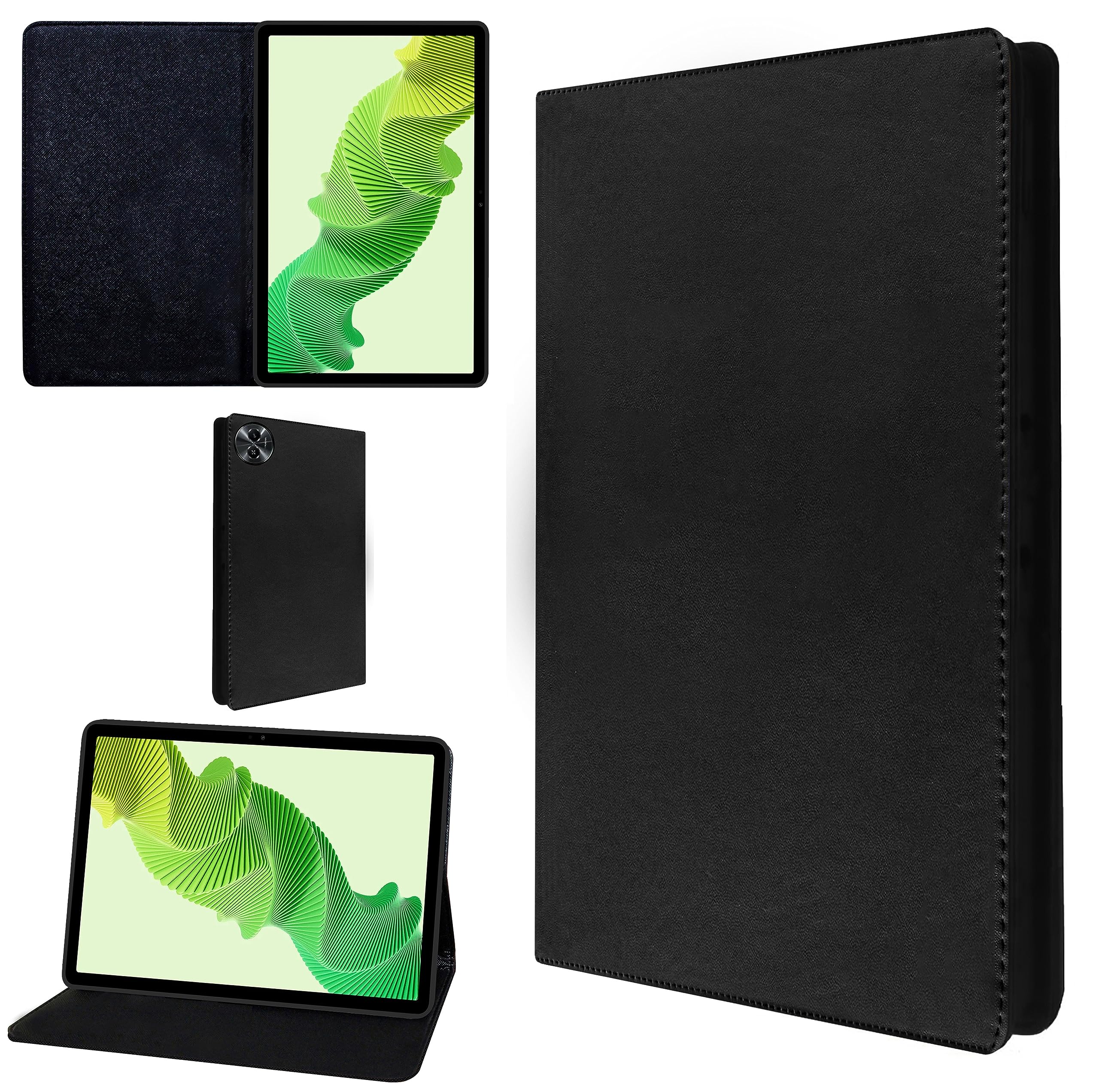 TGK Leather Flip Stand Case Cover for realme Pad 2 11.5 inch Tablet (Black) (B0CDPNWS13) Amazon Price History, Amazon Price Tracker