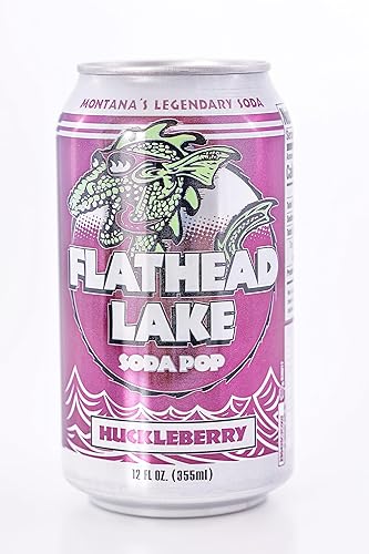 Flathead Lake Soda Pop (latas de arándano) (paquete de 24)