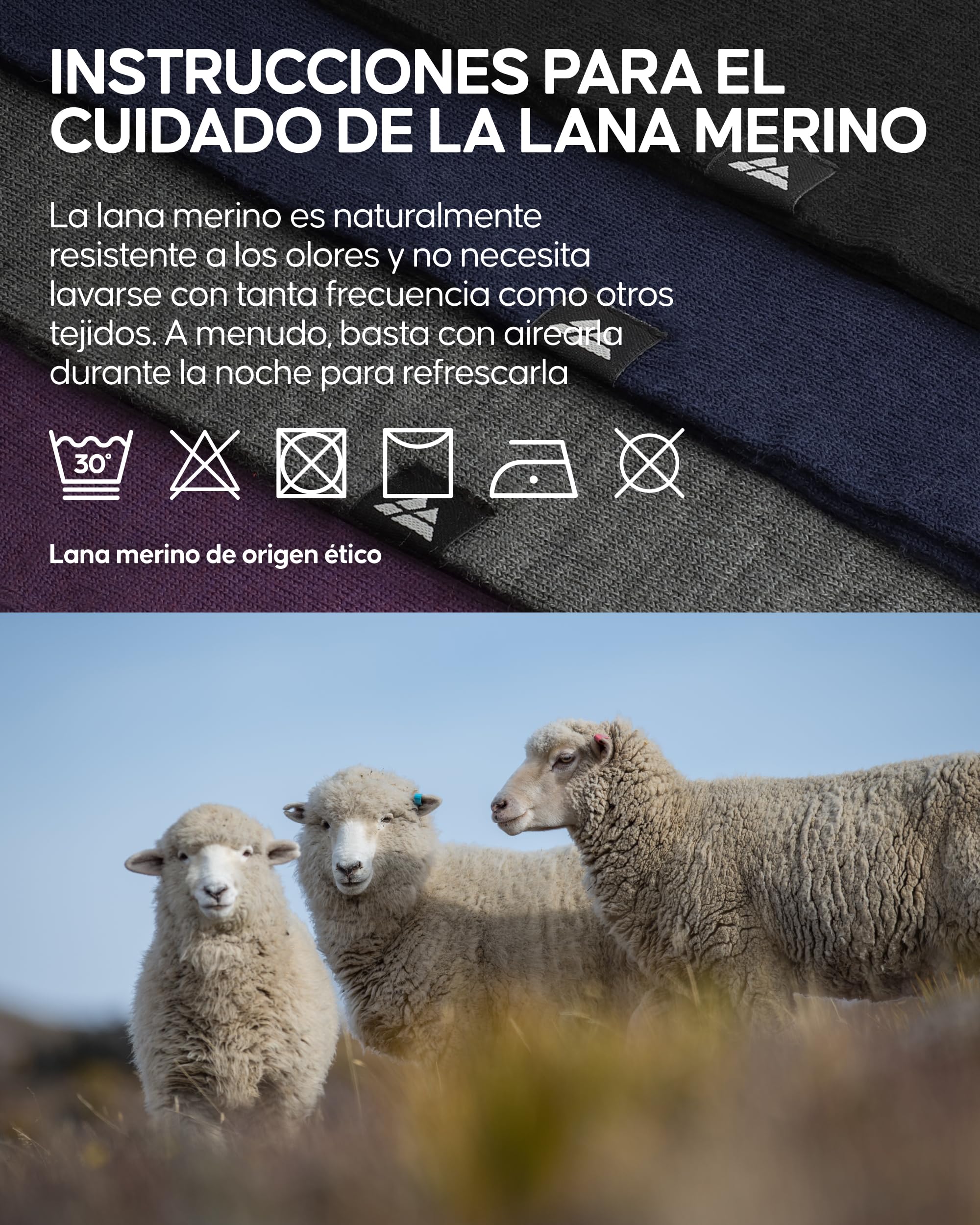 DANISH ENDURANCE Bandana de Lana Merino, 1 y 2 Pack Dark Gris S/M | Bandana de Lana Merino, Cálida y Resistente al Olor, para Senderismo, Running y Ciclismo en Climas Fríos, Unisex