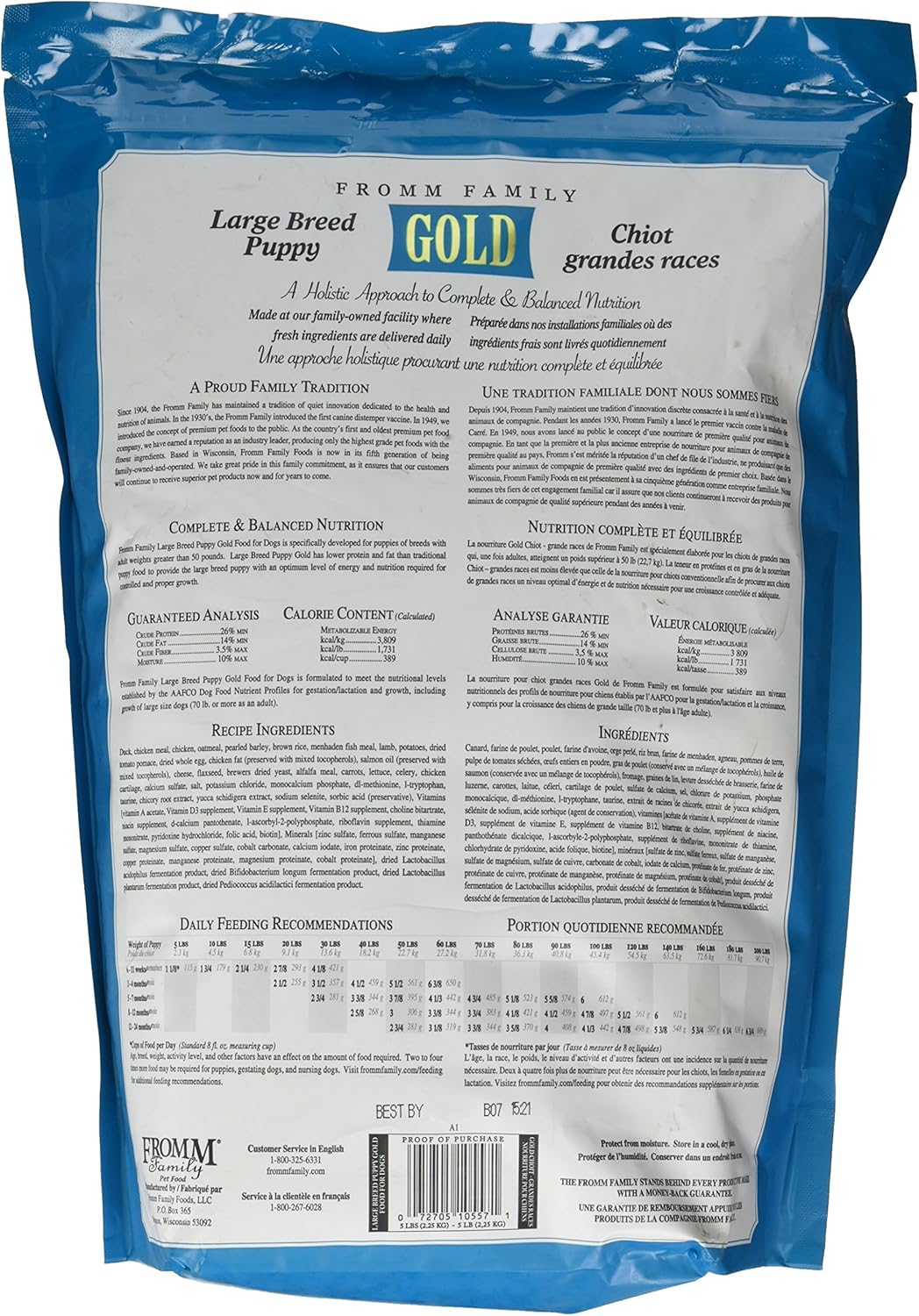 fromm gold large breed