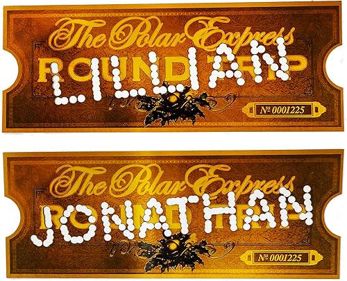 Miniatura 2 de Personalized ROUND TRIP Polar Express replica ticket