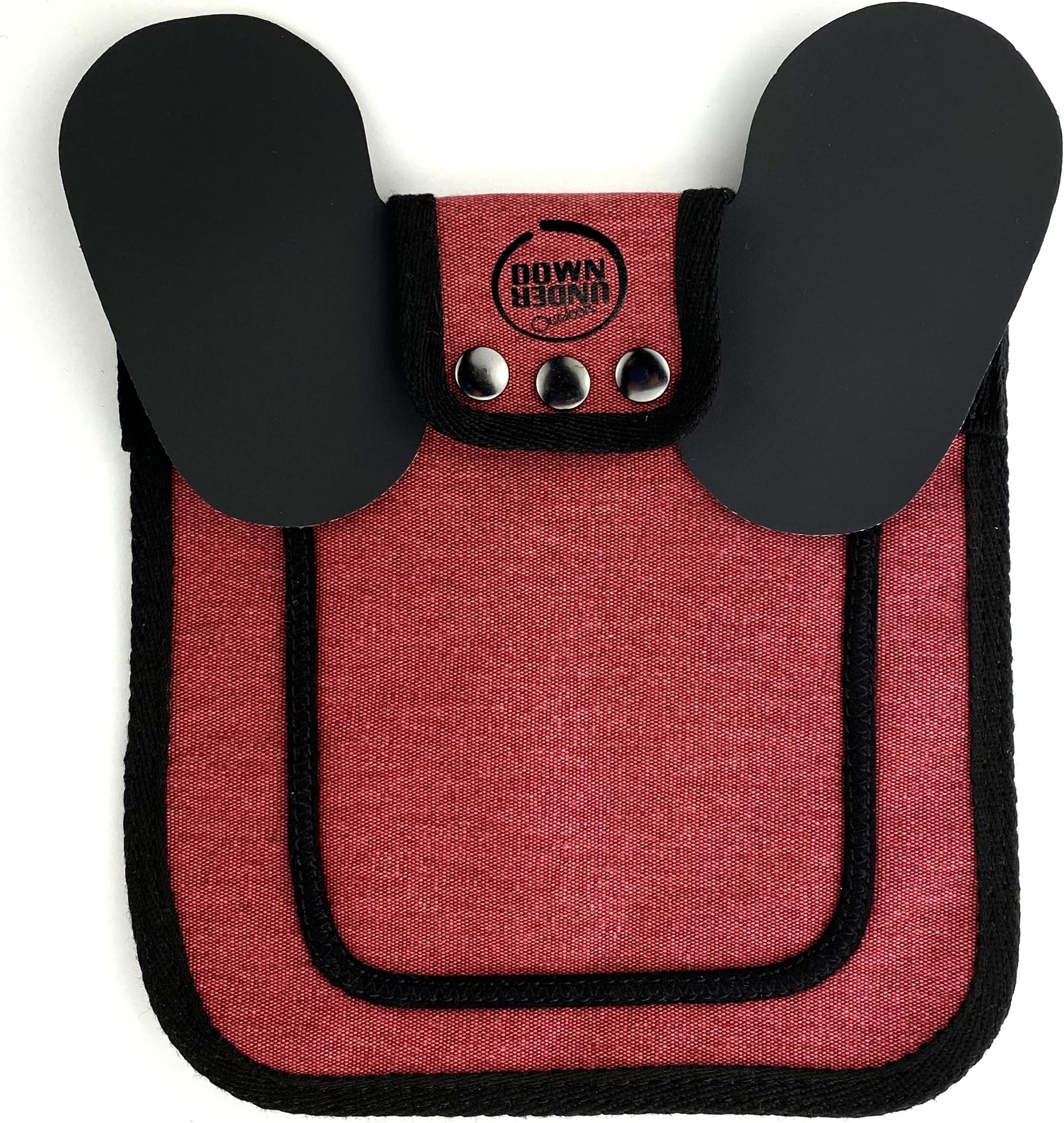 DOWN UNDER OUTDOORS Premium Chicken Saddle with Adjustable Straps to Suit Small, Medium and Large Hens, Poultry Saver, Protector, Apron, Supplies, Care Accessories, Products and Equipment (Burgundy)