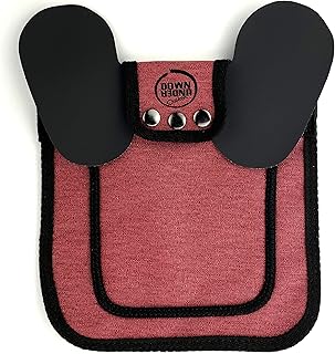 DOWN UNDER OUTDOORS Medium-Large Chicken Saddle with Adjustable Straps, Chicken Apron, Poultry Saver, Pet Supplies, Including Shoulder Cover (Burgundy)